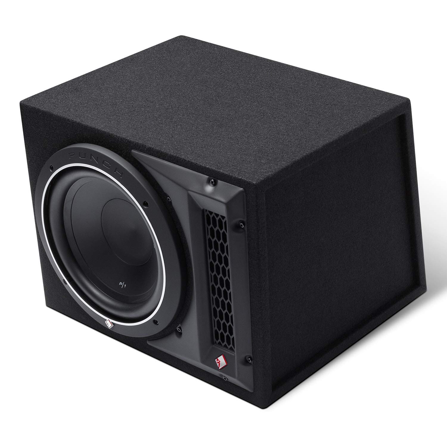 Rockford Fosgate Punch P1-1X10 10-Inch 300W Loaded Ported Subwoofer Enclosure - Premium Bass for Cars, Trucks & SUVs - Perfect for Road Trips & Music Lovers