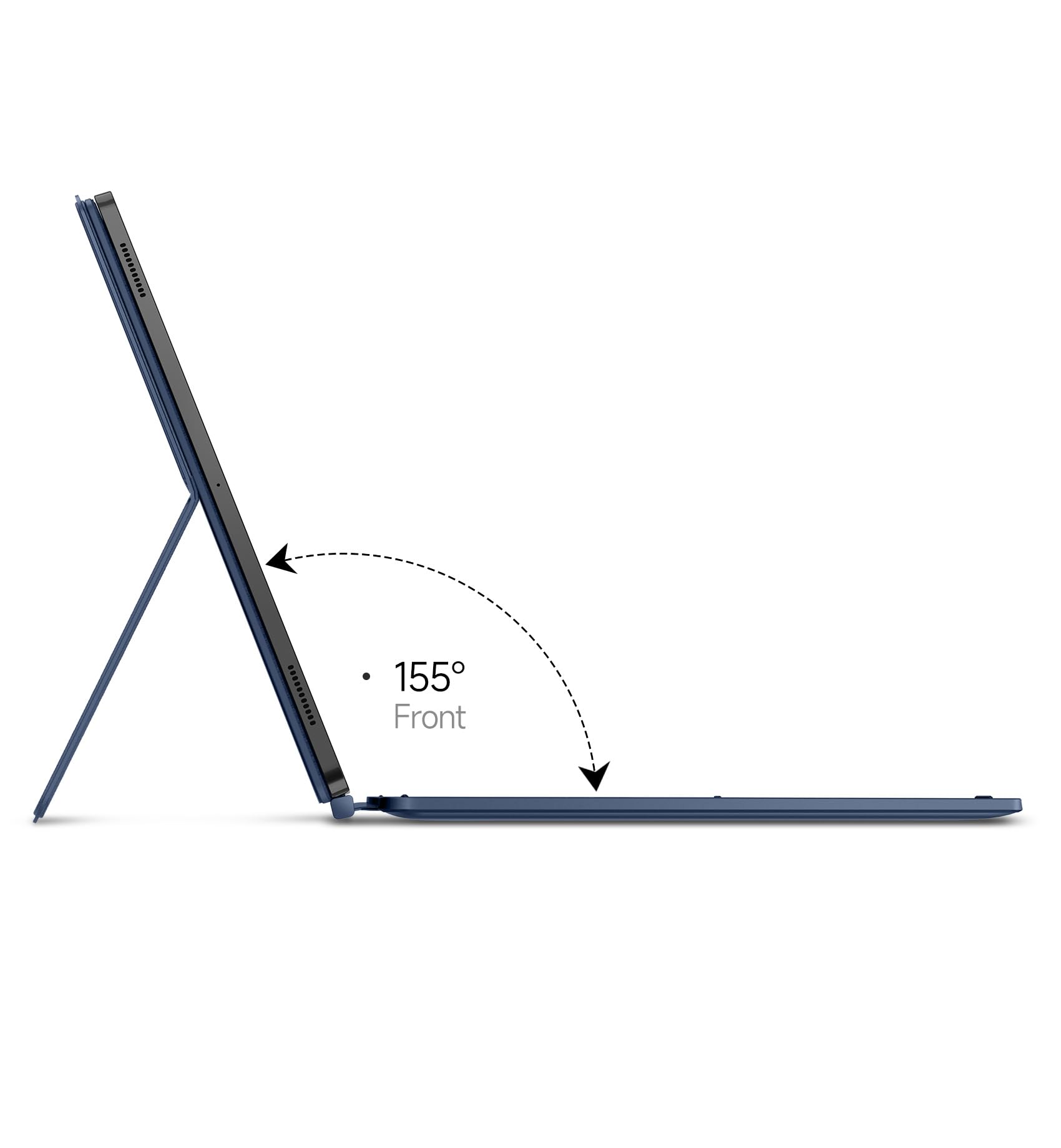 Dexnor Magnetic Detachable Keyboard Case for Samsung Galaxy Tab S10 Ultra/S9 Ultra 14.6 Inch - Backlit Wireless Keyboard with Multi-Touch Trackpad & S Pen Holder, Book Cover Style (Blue) - Perfect for Work, Study, and Travel