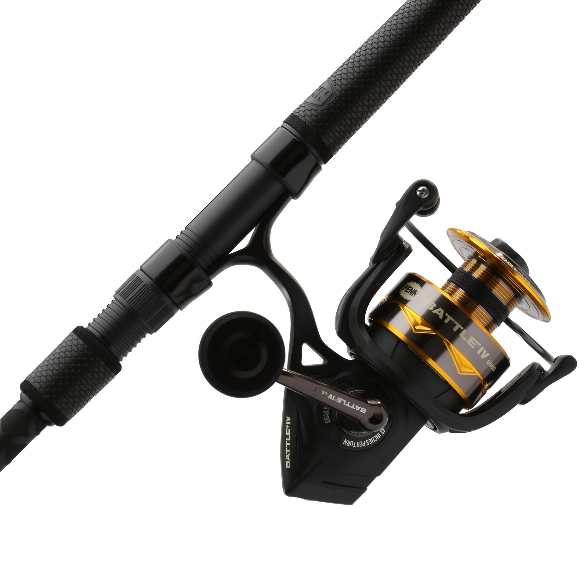 Battle® IV LE Spinning Rod and Reel Combo - Premium Fishing Gear for Freshwater & Saltwater Anglers | Perfect for Bass, Trout, and Offshore Fishing Adventures