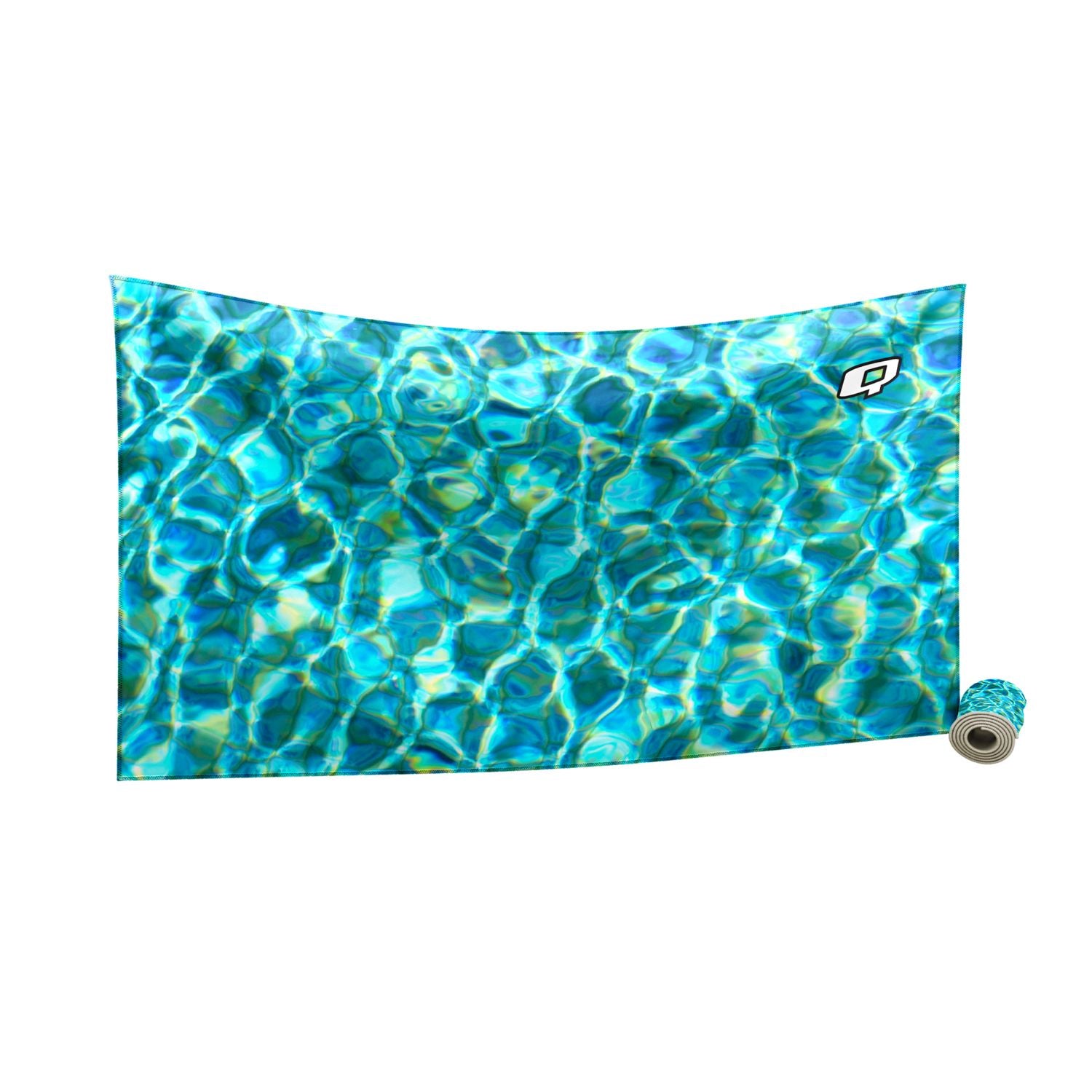 Premium Pool Camo Microfiber Swim Towel - Quick Dry, Ultra Absorbent, Lightweight Beach Towel for Swimming, Surfing, Gym & Outdoor Activities
