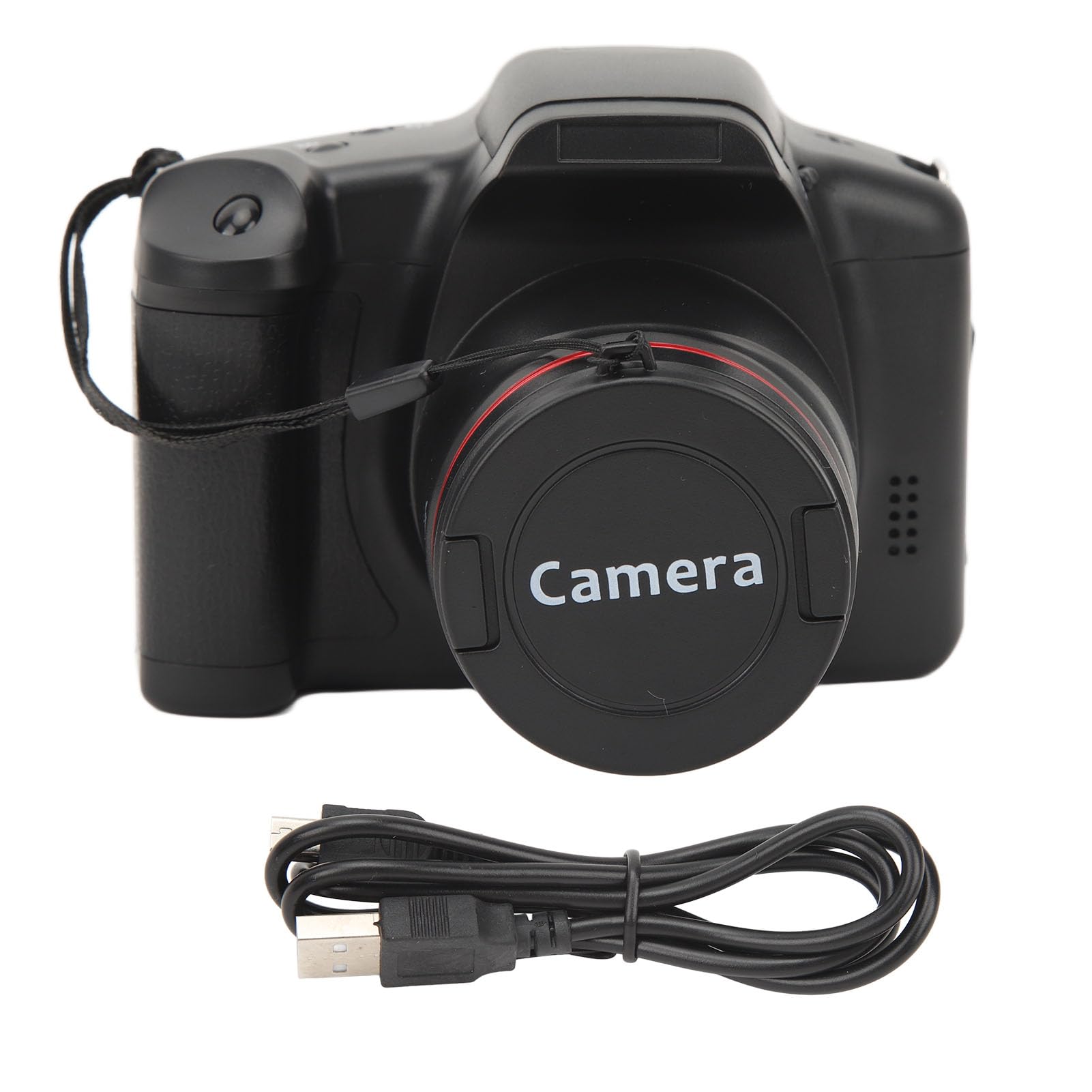 16MP Digital Camera with Anti-Shake for Vlogging - Compact ABS Body, Perfect for Travel, YouTube & Social Media Content Creation