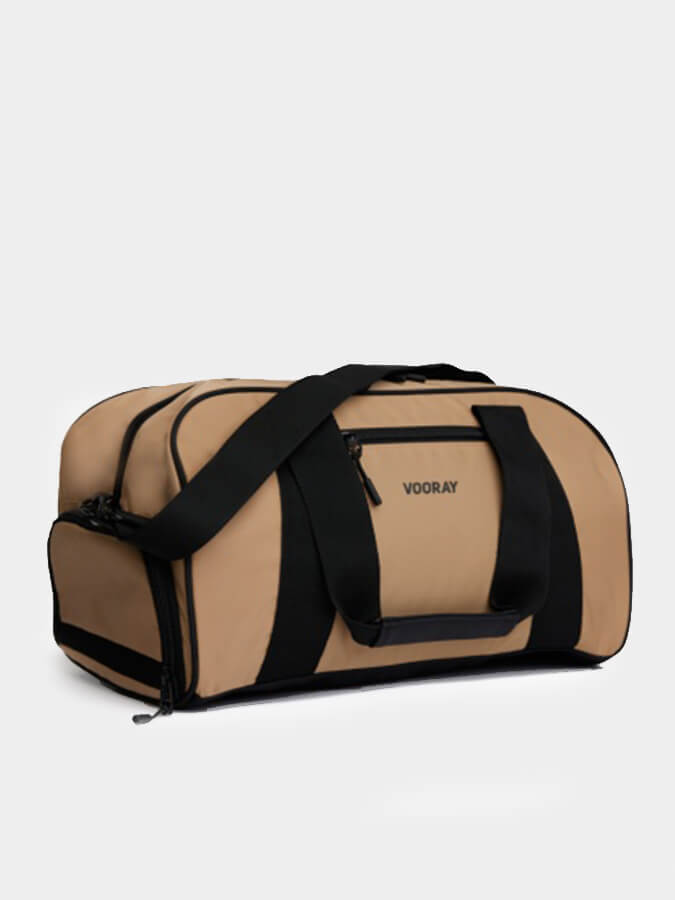 Vooray Burner Gym Duffel Bag - Water-Resistant Sports Duffel with Shoe Compartment & Wet Pocket - Perfect for Gym, Travel & Workout Essentials