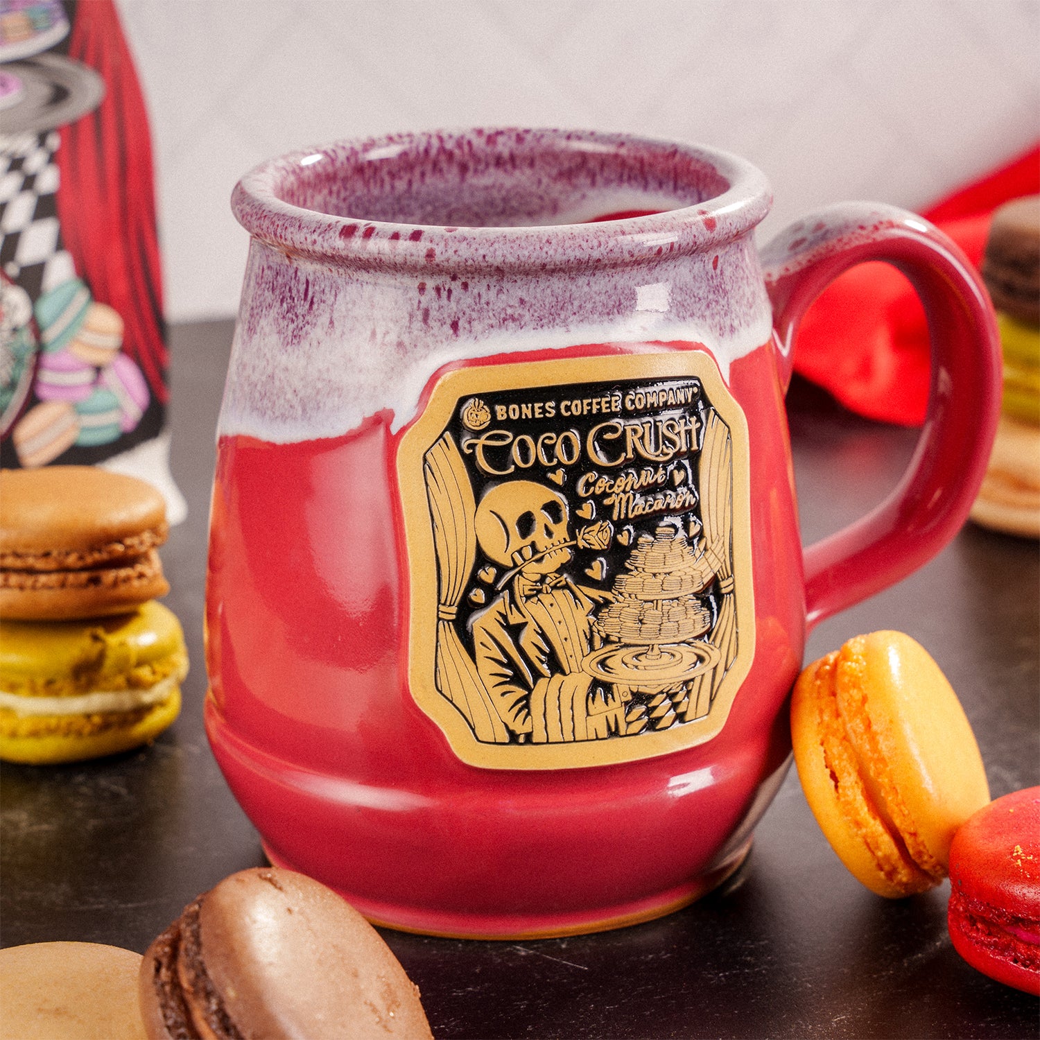 Handmade Coco Crush Ceramic Mug - Eco-Friendly Coffee Cup for Home, Office & Gifts - Perfect for Hot Drinks, Tea & Breakfast