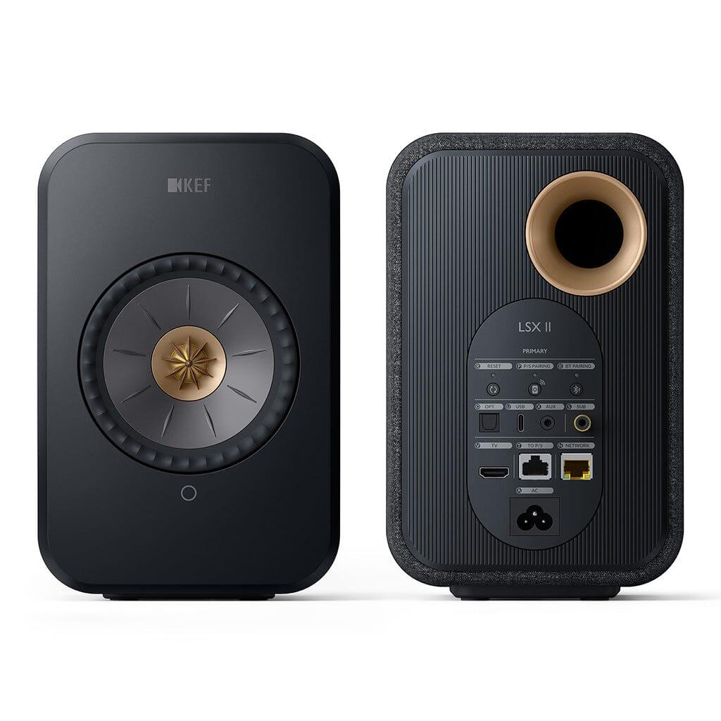 KEF LSX II Wireless Powered Bookshelf Speakers - Hi-Fi Audio System with Bluetooth & WiFi Connectivity for Home Theater, Music Streaming & Gaming Setup