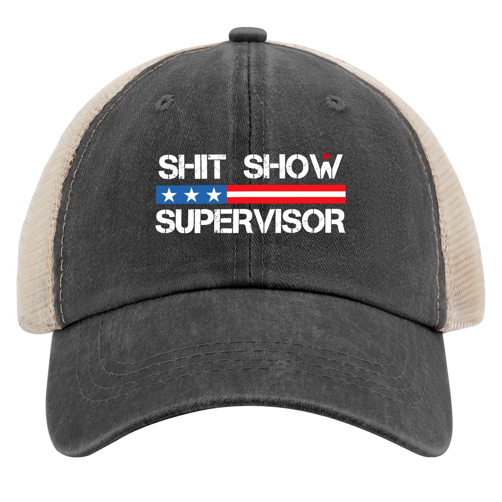 OOMOO Funny Meme Caps for Men - Supervisor Hat with Hilarious Sayings | Trendy Novelty Gifts for Coworkers & Friends | Perfect for Office Pranks, Parties & Meme Lovers