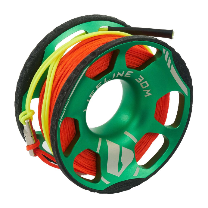 Apeks Lifeline Spool - Professional Dive Reel for Scuba Diving, Snorkeling & Underwater Exploration | High-Strength Nylon Line & Durable Construction