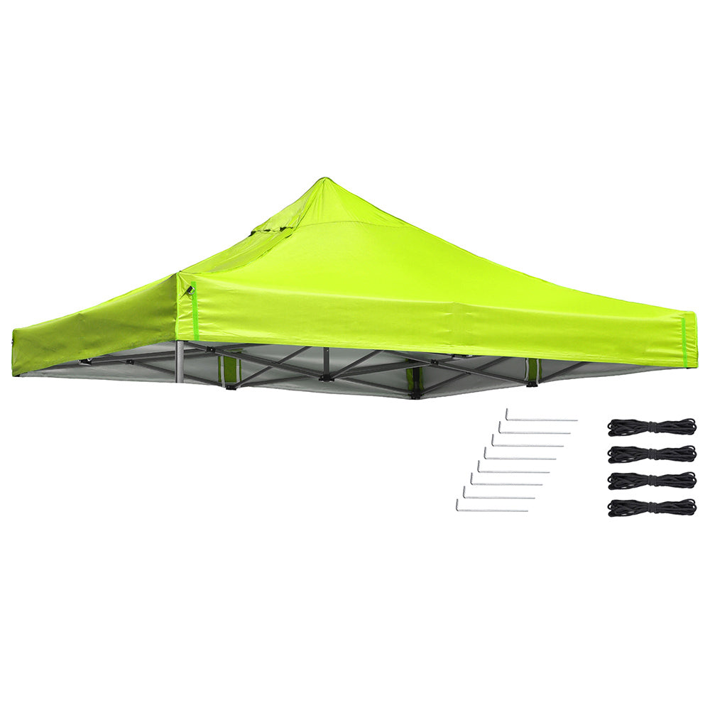 InstaHibit 10'x10' Pop Up Canopy Replacement Top with Ventilation - Fits 9'7