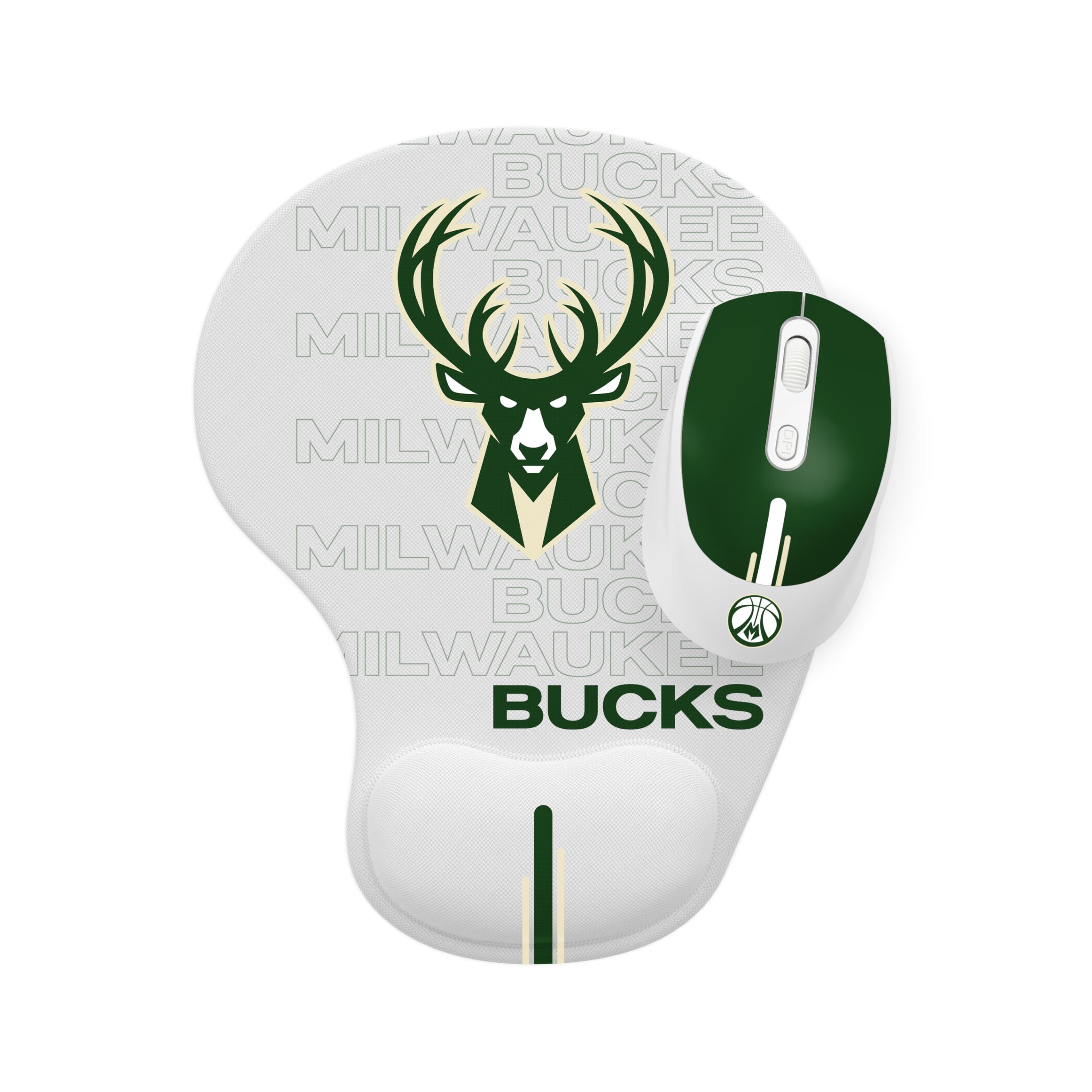 SOAR NBA Wireless Gaming Mouse with RGB Lighting & Non-Slip Mouse Pad Set - Perfect for Basketball Fans, PC Gamers & Office Work