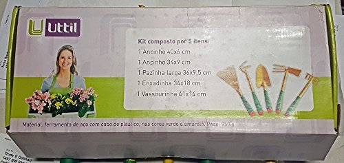5-Piece Garden Tool Set with Ergonomic Soft Grip Handles - Durable Gardening Tools for Planting, Weeding & Landscaping - Perfect Gift for Mom, Home Gardeners & Outdoor Enthusiasts