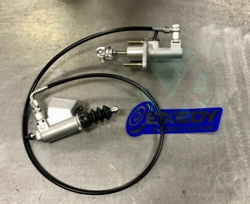 2006-2015 Honda Civic SI Performance Clutch Master Cylinder Upgrade Kit - Exedy EM2 Clutch Cylinder with Stainless Steel Braided Clutch Line - Enhanced Shifting for Street & Track Racing