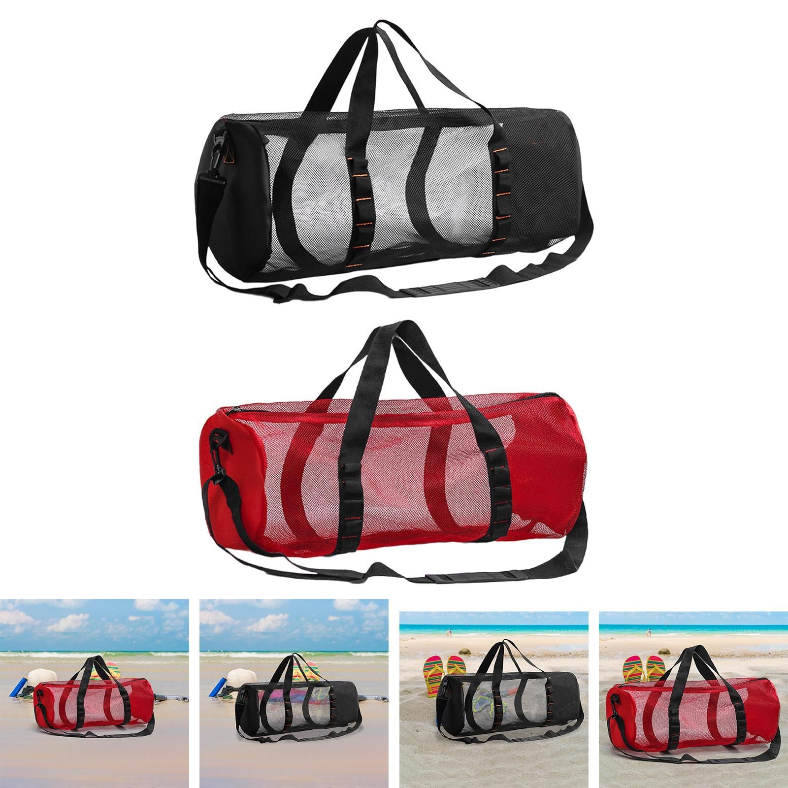 Breathable Mesh Duffle Bag for Travel, Gym & Outdoor Adventures - Lightweight Sports Duffel with Ventilation for Hiking, Camping & Workout Gear Storage