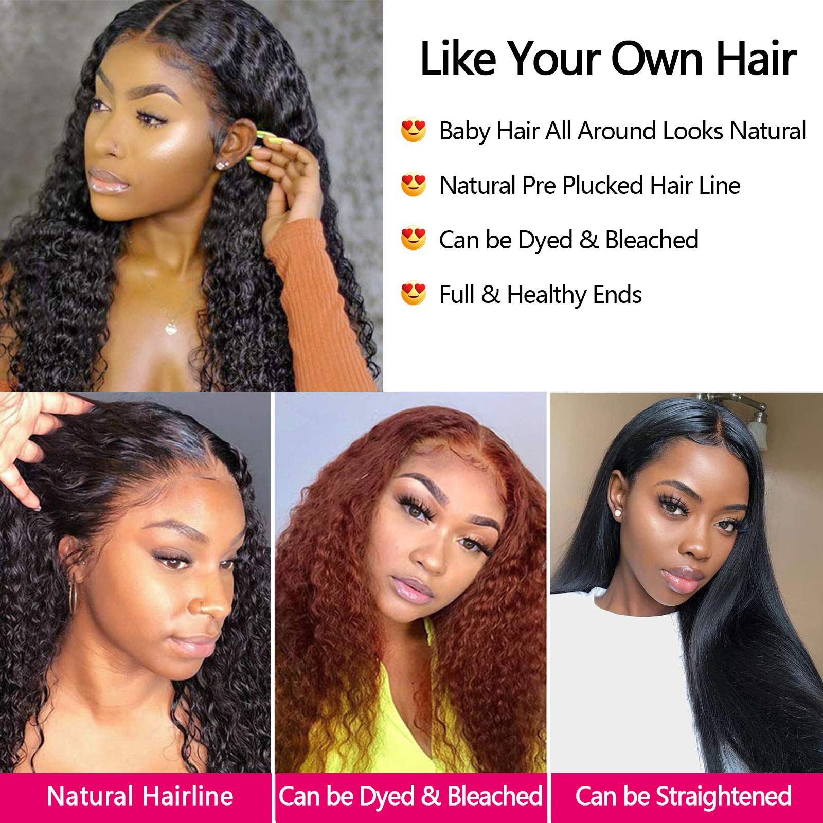 Brazilian Water Wave Lace Front Wig 26