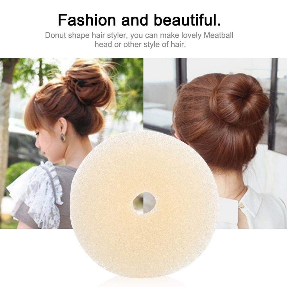 3 Pcs Hair Donut Buns Maker - Hair Bun Shaper Ring for Updo Hairstyles | Hairdressing Accessories for Women | Perfect for Weddings, Parties & Everyday Styling