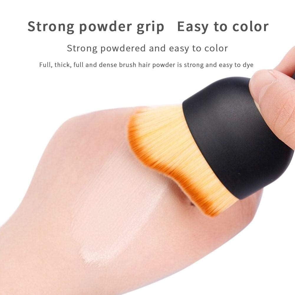 Getmecraft Angled Kabuki Makeup Brush - Professional Powder & Liquid Foundation Brush for Flawless Coverage | Perfect for Everyday Makeup & On-the-Go Touchups