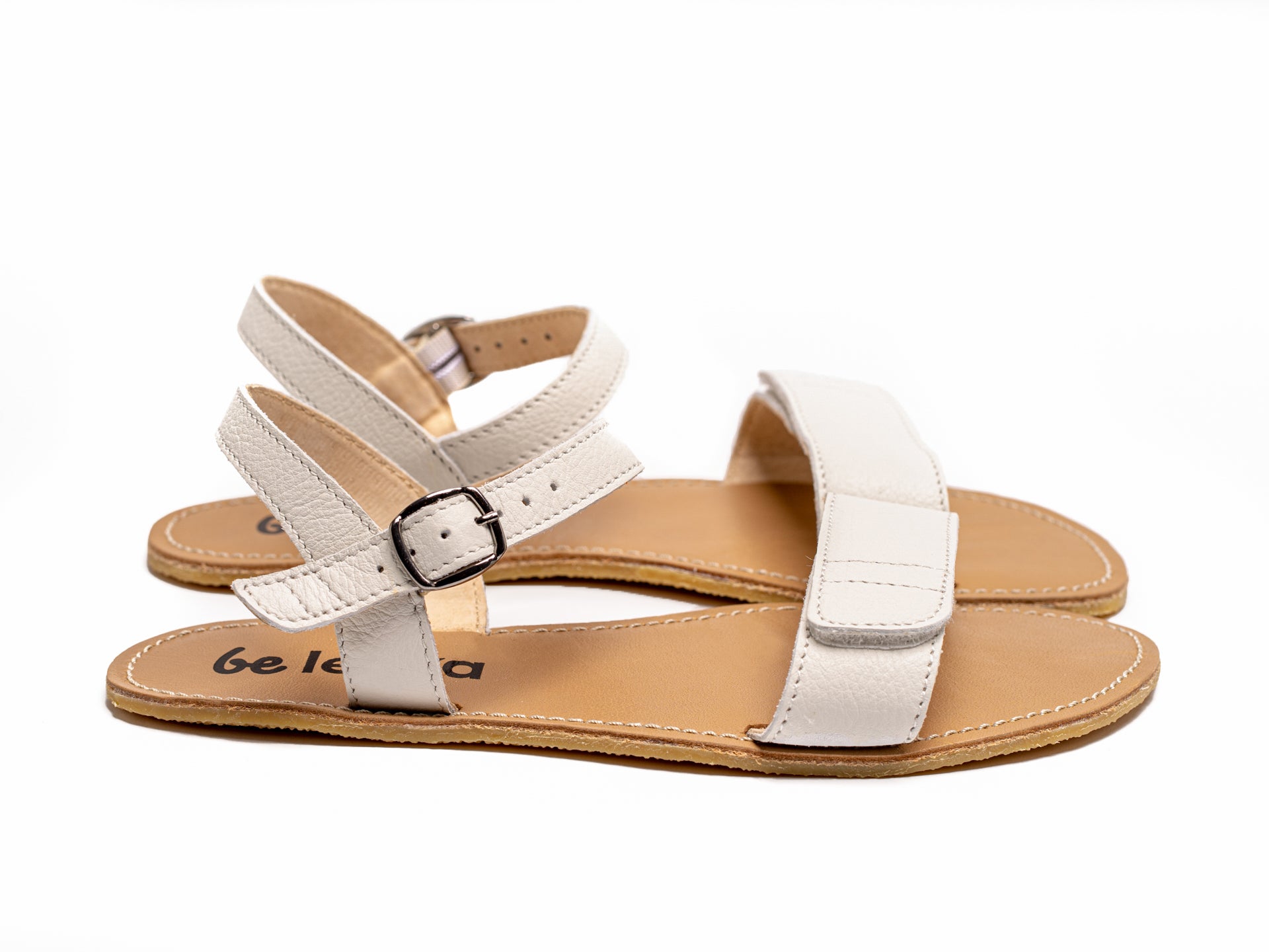 Barefoot Sandals for Women | Be Lenka Grace Minimalist Sandals | Ivory White | Comfortable Walking & Beach Wear | Perfect for Yoga, Travel & Summer Outfits