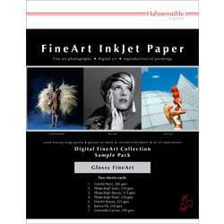 Hahnemuhle FineArt Glossy Inkjet Paper Sample Pack - 8.5 x 11 Inches, 14 Sheets - Premium Photo Paper for Art Prints, Photography & Professional Printing