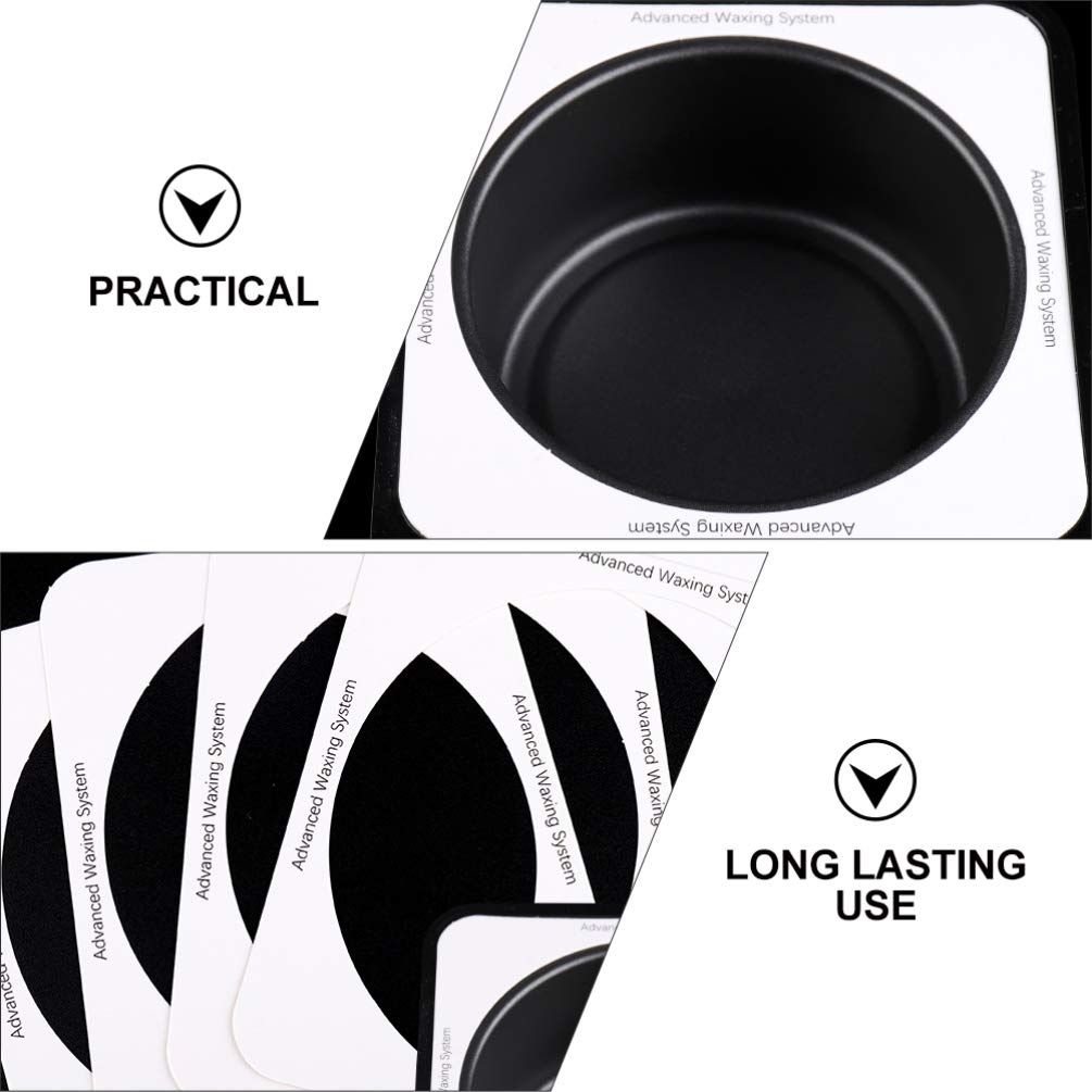 Lurrose 20pcs Hair Waxing Bean Machine Washers - Non-Stick Bakery Tissue Wax Heater Supplies & Wax Warmer Accessories for Hair Removal - Ideal for Salon, Spa & Home Use