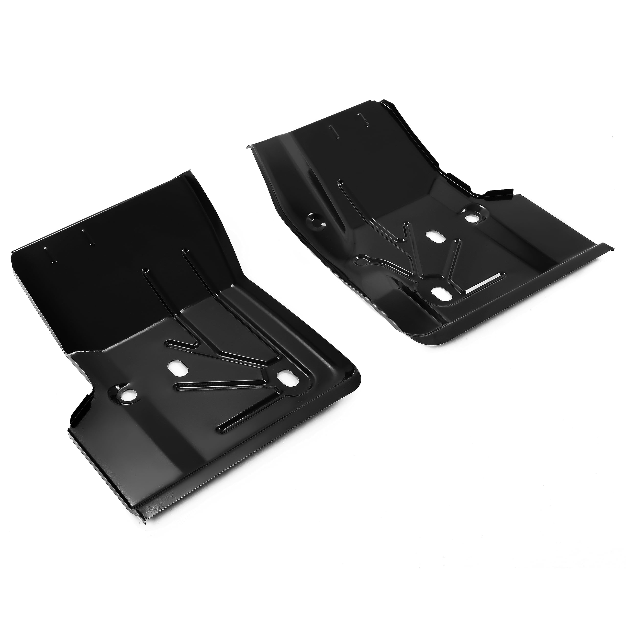 **KUAFU Heavy Duty Steel Floor Supports & Pans for 1997-2006 Jeep TJ Wrangler 2-Door - Left & Right Full Body Mounts & Torque Boxes (2-Pack) - Rust-Proof Electrophoresis Coating - Off-Road & Daily Driving Upgrade**