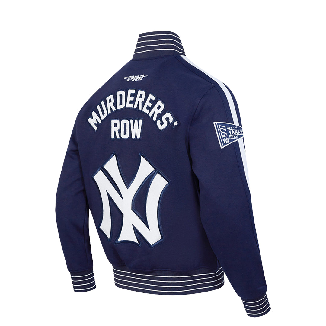 MLB New York Yankees Cooperstown Logo Pro Game Day Double Knit Jacket - Official Baseball Outerwear for Fans & Game Day Outfits