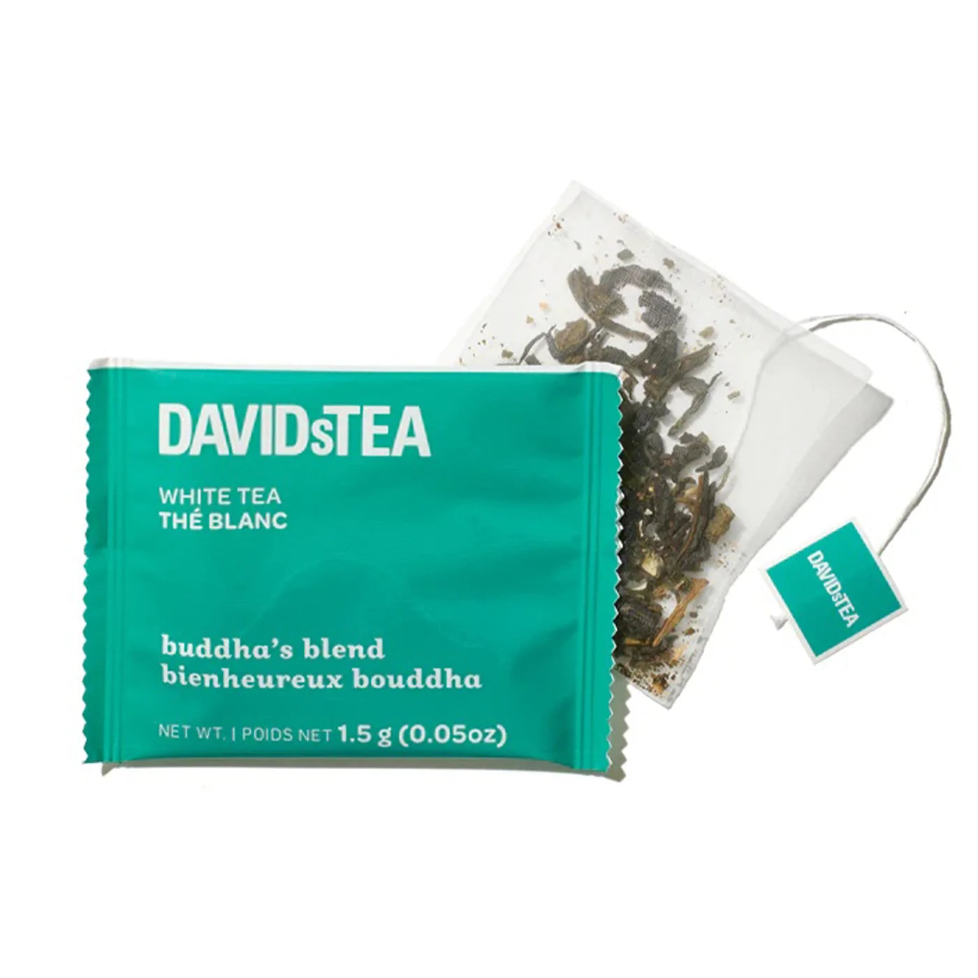 Buddha's Blend Herbal Tea Bags by David's Tea - 12 Pack | Relaxing & Calming Herbal Tea for Stress Relief & Meditation | Perfect for Morning Rituals & Evening Relaxation