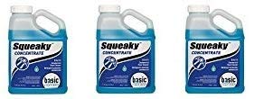 SQK CONC GAL Squeaky Concentrate Cleaner - 1 Gallon (3-Pack) | Professional Hardwood Floor Cleaner Solution | Perfect for Homes, Gyms & Commercial Spaces