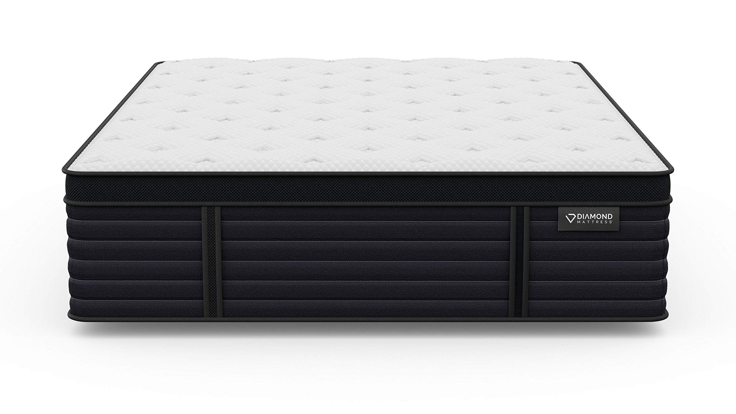 DreamSuite Cool Latex Hybrid EuroTop Mattress 14.5-inch Medium Firmness - California King Size | Breathable & Pressure Relief | Perfect for Hot Sleepers & Back Pain Relief