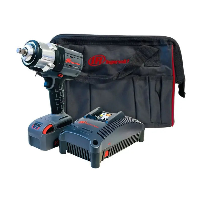 IR W7152 K12 - 1/2 Inch High Torque 20V Cordless Impact Wrench Kit with Battery & Charger | Powerful Automotive & DIY Tool for Tire Changes, Construction, and Heavy Duty Repairs