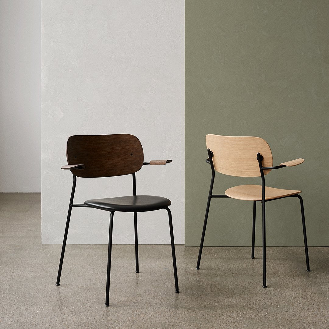 Modern Upholstered Dining Chair with Armrests - Comfortable & Stylish Seating for Kitchen, Dining Room, and Home Office