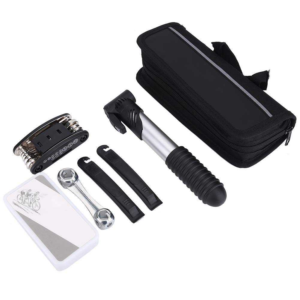 Sixx Bike Repair Kit - Multifunctional Cycling Accessories Tool Box for Mountain, Road & Camping Bikes | Essential for Travel, Emergency Repairs & Maintenance