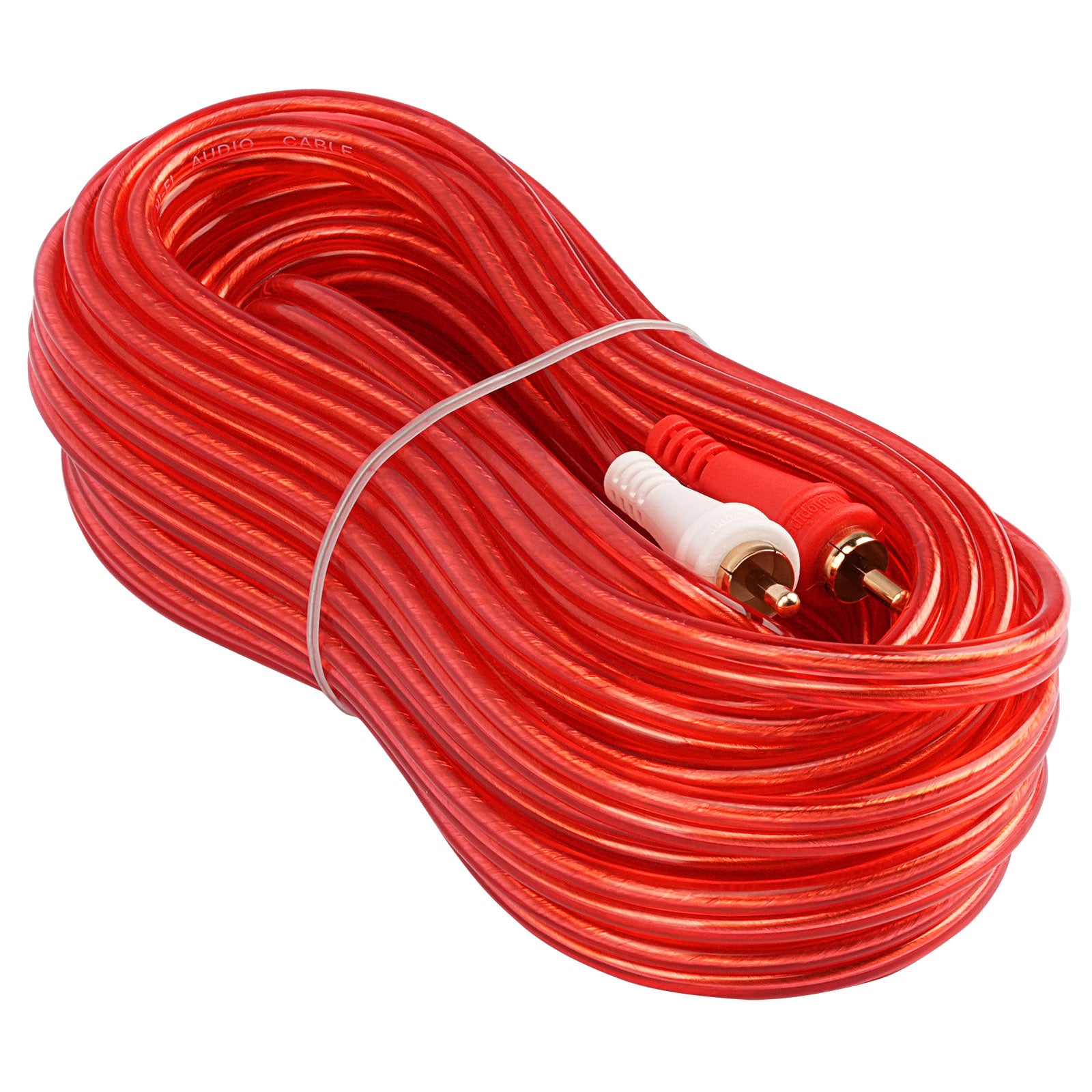 25FT Oxygen-Free RCA Audio Cable - High-Quality Stereo Interconnect for Home Theater, Hi-Fi Systems, and DJ Equipment (BMV G 25) - Perfect for Crystal Clear Audio Transmission in Living Rooms, Studios, and Stage Performances