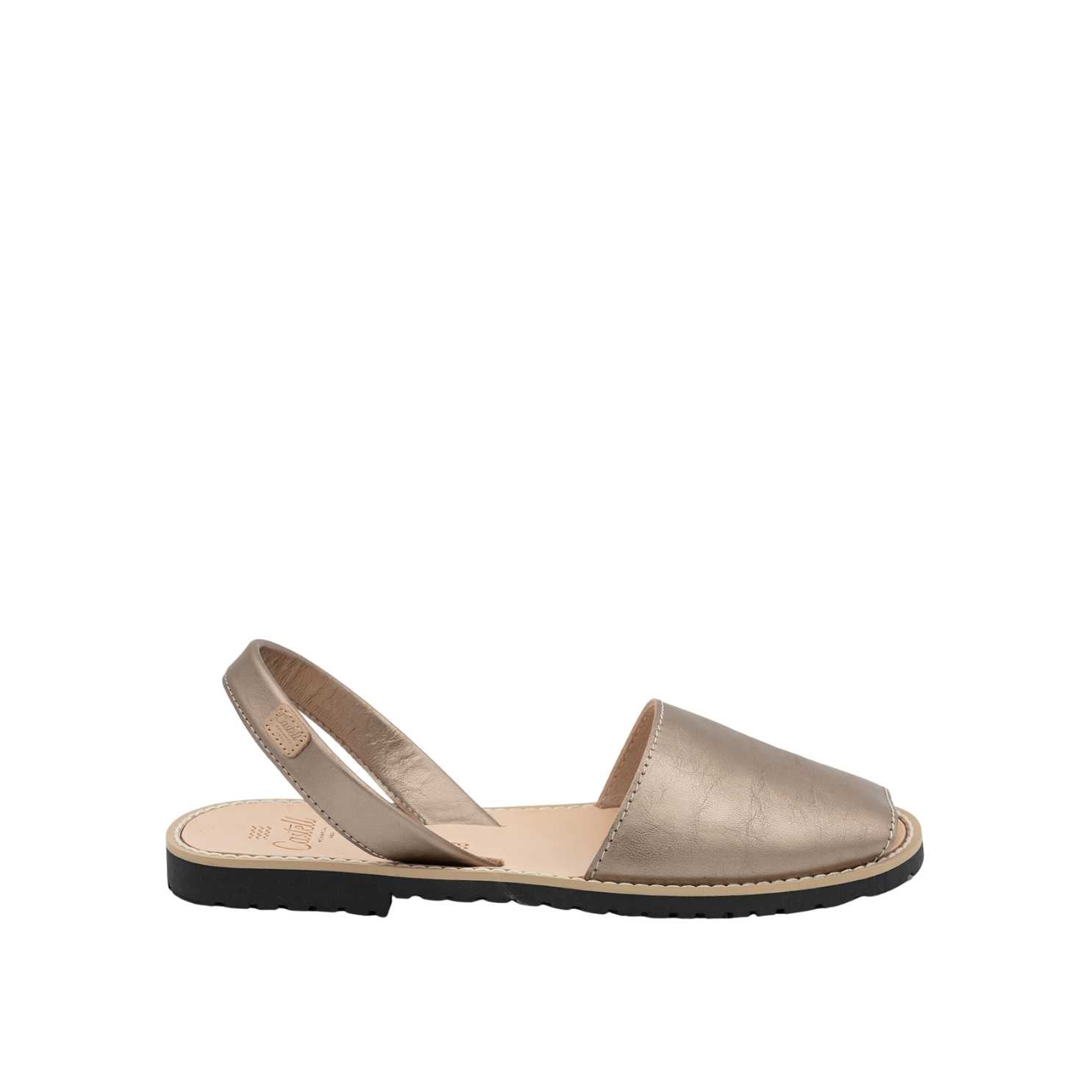Madona 1056 Women's Metallic Leather Sandals - Comfortable & Stylish Footwear for Summer, Beach, and Casual Outings