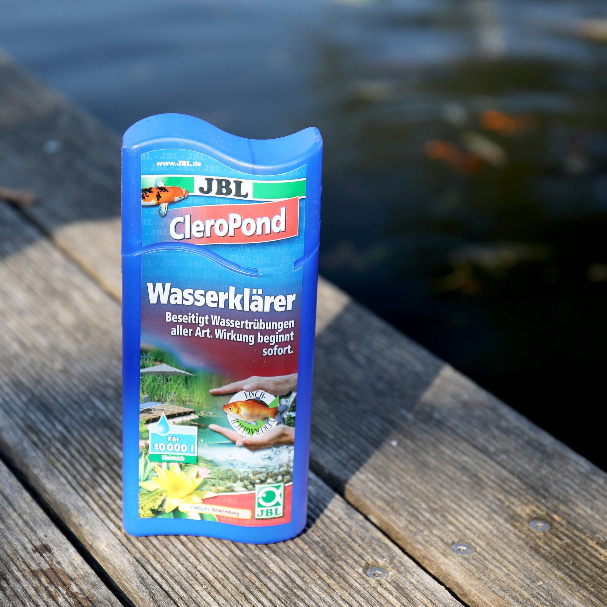 JBL CleroPond 500ml Water Clarifier – Clears Cloudy Pond Water Fast | Improves Water Clarity for Koi Ponds, Fish Tanks & Outdoor Water Features