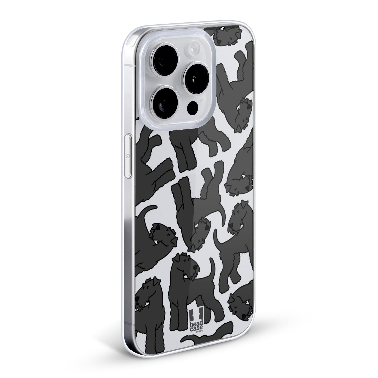 Black Russian Terrier Dog Breed Soft Gel Case for iPhone 13 Pro Max - Cute Pet Lover Protective Phone Cover | Perfect for Dog Owners, Animal Enthusiasts & Gift Giving