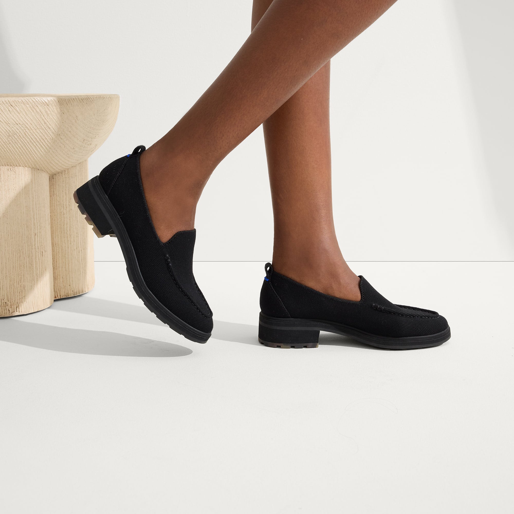 Stylish Men's Lug Loafer Shoes in Onyx Black - Comfortable Slip-On Casual & Dress Shoes for Work, Office, and Everyday Wear