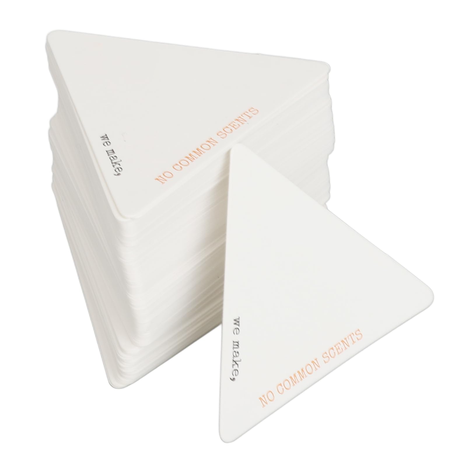 100pcs Fragrance Test Strips - 55 x 50mm Triangle Perfume Blotter Paper for Essential Oils, Aromatherapy & Scent Testing - Perfect for Perfume Sampling, DIY Fragrance Blending & Home Aromatherapy