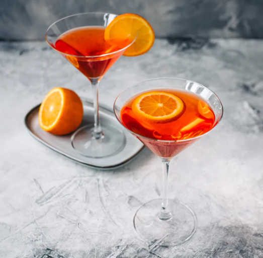 Premium Lead-Free Crystal Martini Glasses Set of 2 - Elegant Cocktail Glasses for Parties, Weddings & Home Bar Entertaining