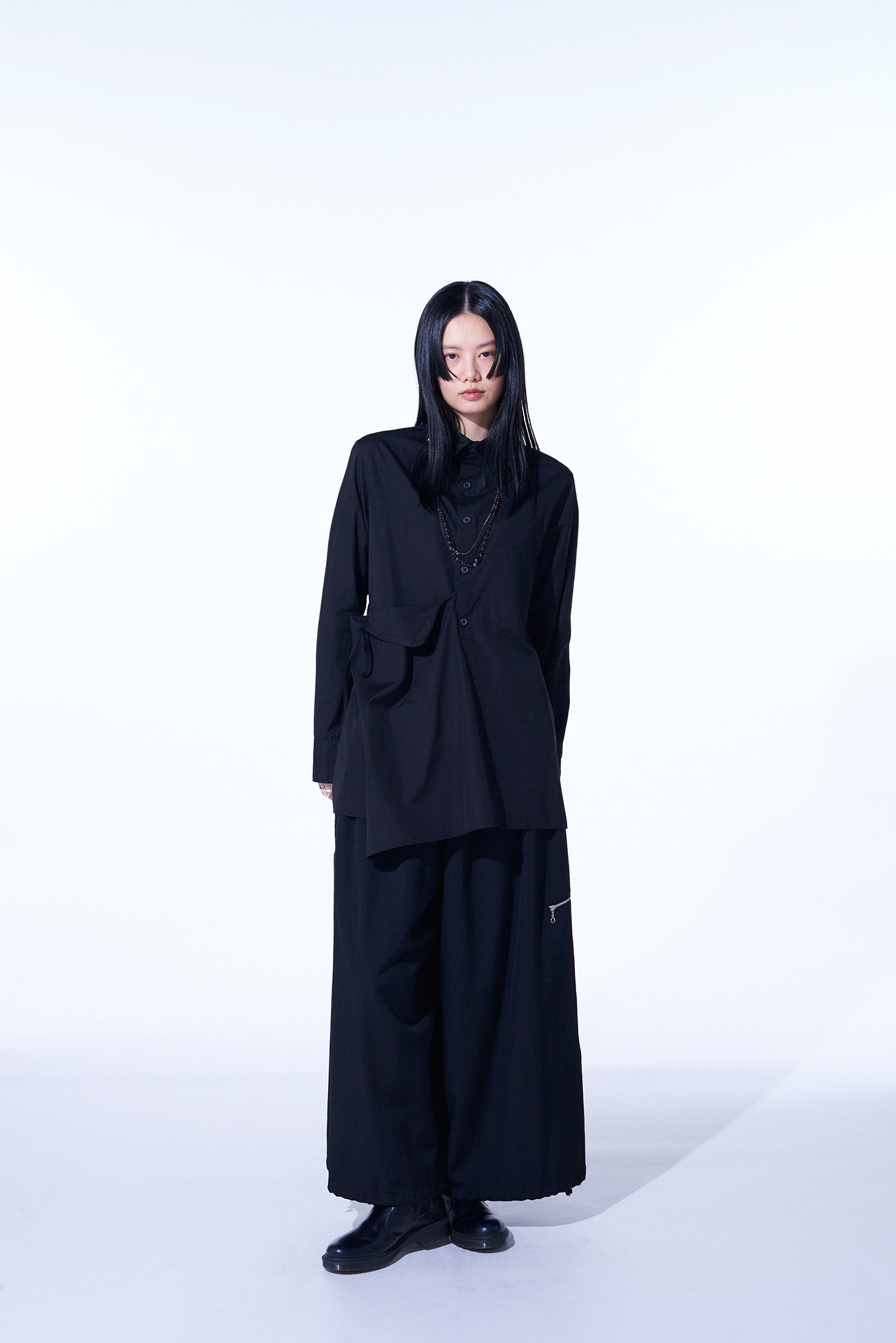 Soft Cotton Broad Cloth Draped Shirt for Women - Comfortable Loose Fit Blouse for Casual Wear & Office Outfits