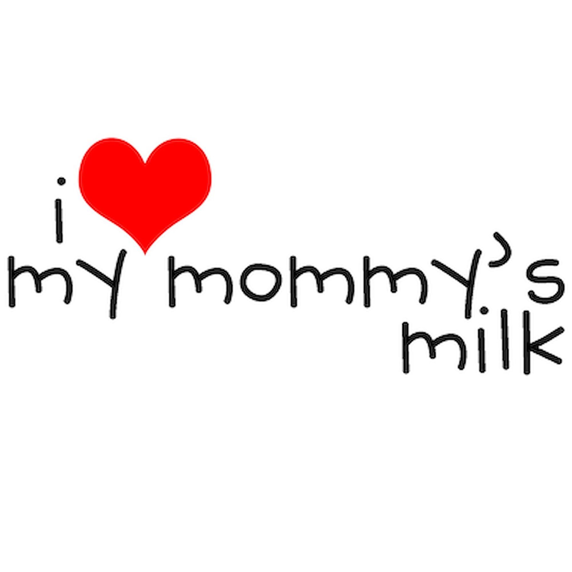 I Love My Mommy's Milk Baby Bodysuit - Cute Infant Romper & Creeper for Newborns | Perfect for Breastfeeding Support & Baby Photo Shoots