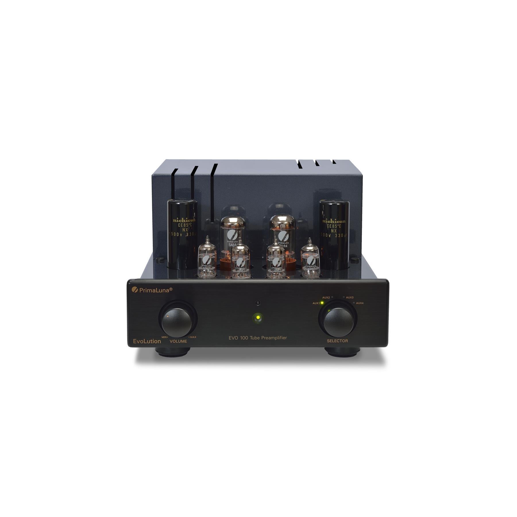 PrimaLuna Evo 100 Tube Preamplifier - High-End Audio Component for Home Theater & Hi-Fi Stereo Systems - Perfect for Audiophiles & Music Enthusiasts