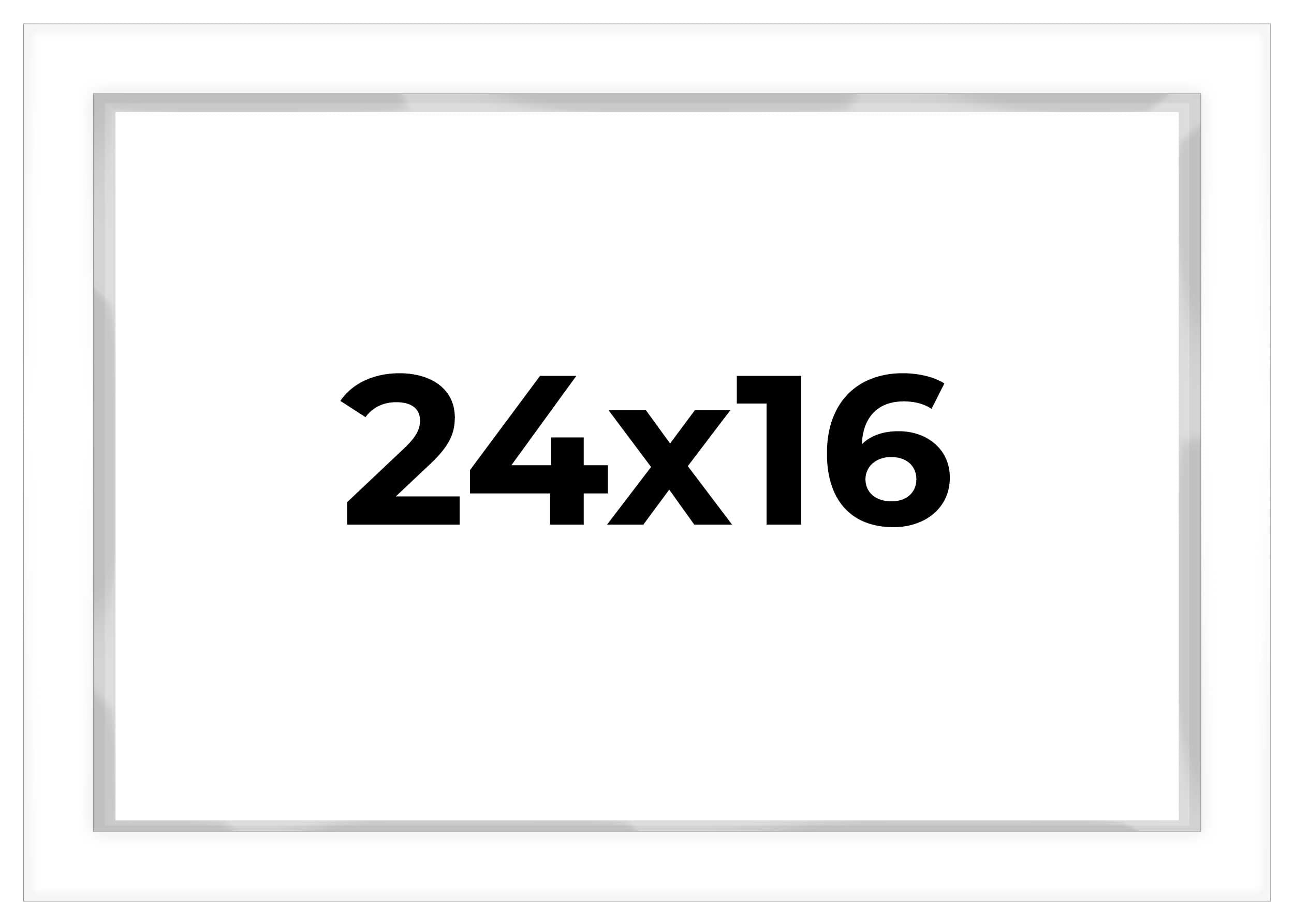 24x16 Shadow Box White Display Frame - 1 Inch Deep, 1.5 Inch Wide Moulding with Shatter-Resistant Acrylic & Acid-Free Foamboard - Perfect for Memorabilia, Artwork, and Keepsake Display (Includes Hanging Hardware)