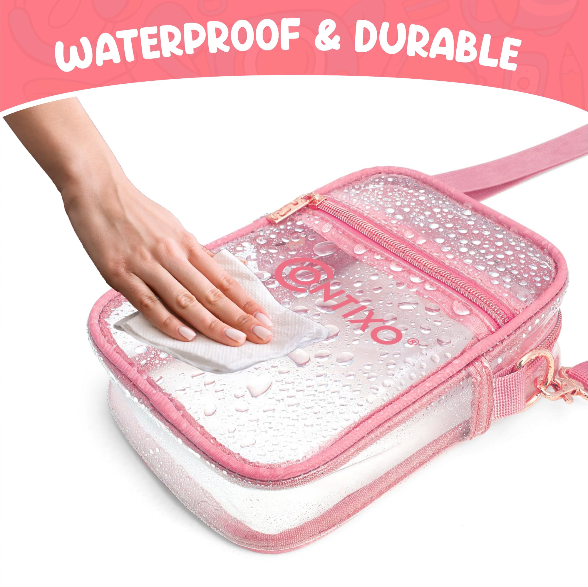 Contixo Clear Crossbody Bag - 10