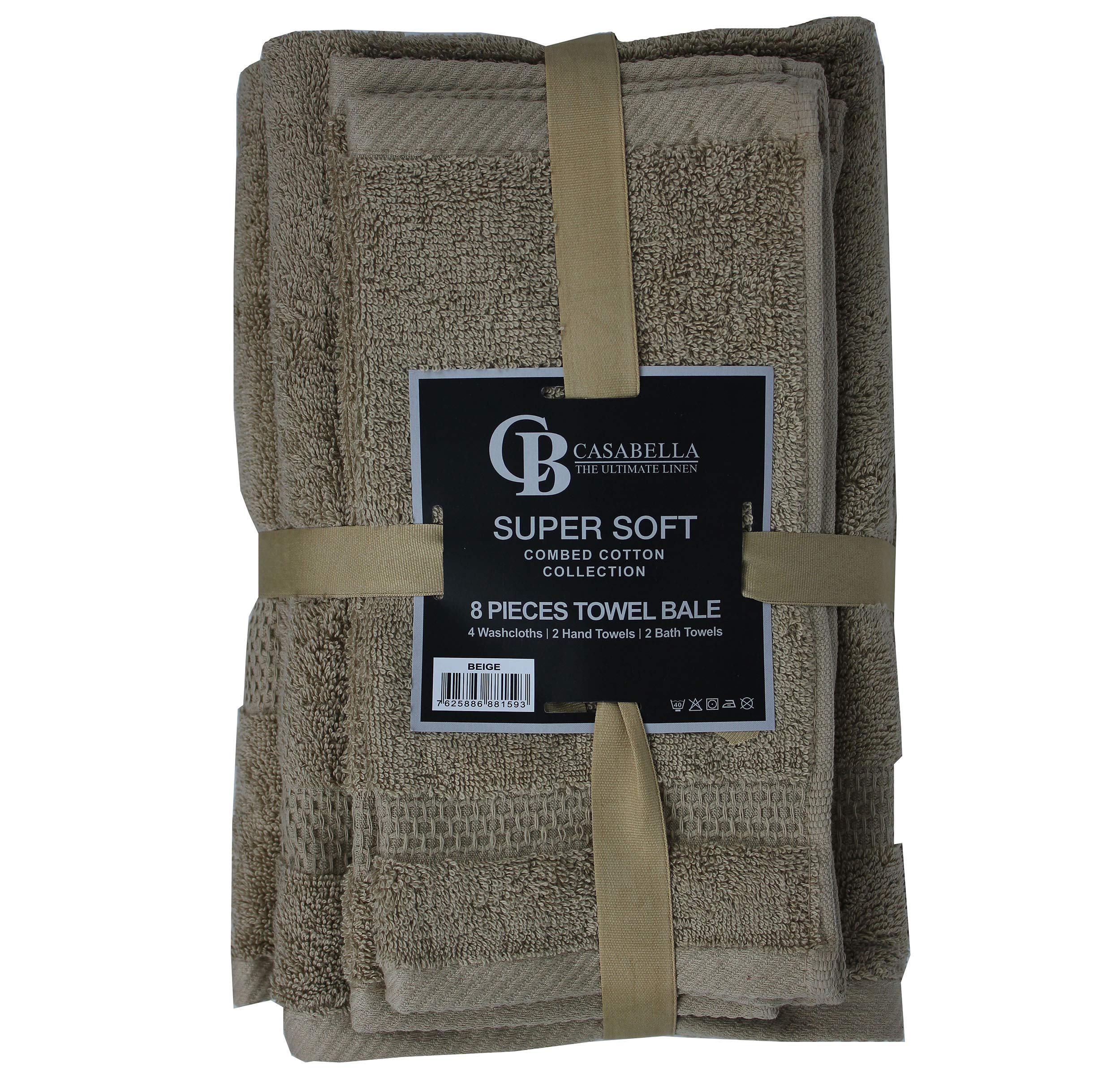 8-Piece Luxury Towel Set - 100% Combed Cotton Bath, Hand & Face Towels | Ultra Soft & Highly Absorbent | Premium Quality for Bathroom, Gym, Spa, Hotel & Travel | Perfect Gift for Home, Guests & Special Occasions | Great for Showers, Beach Trips, Yoga & Relaxation | Ideal for Self-Care, Daily Use & Thoughtful Present Giving