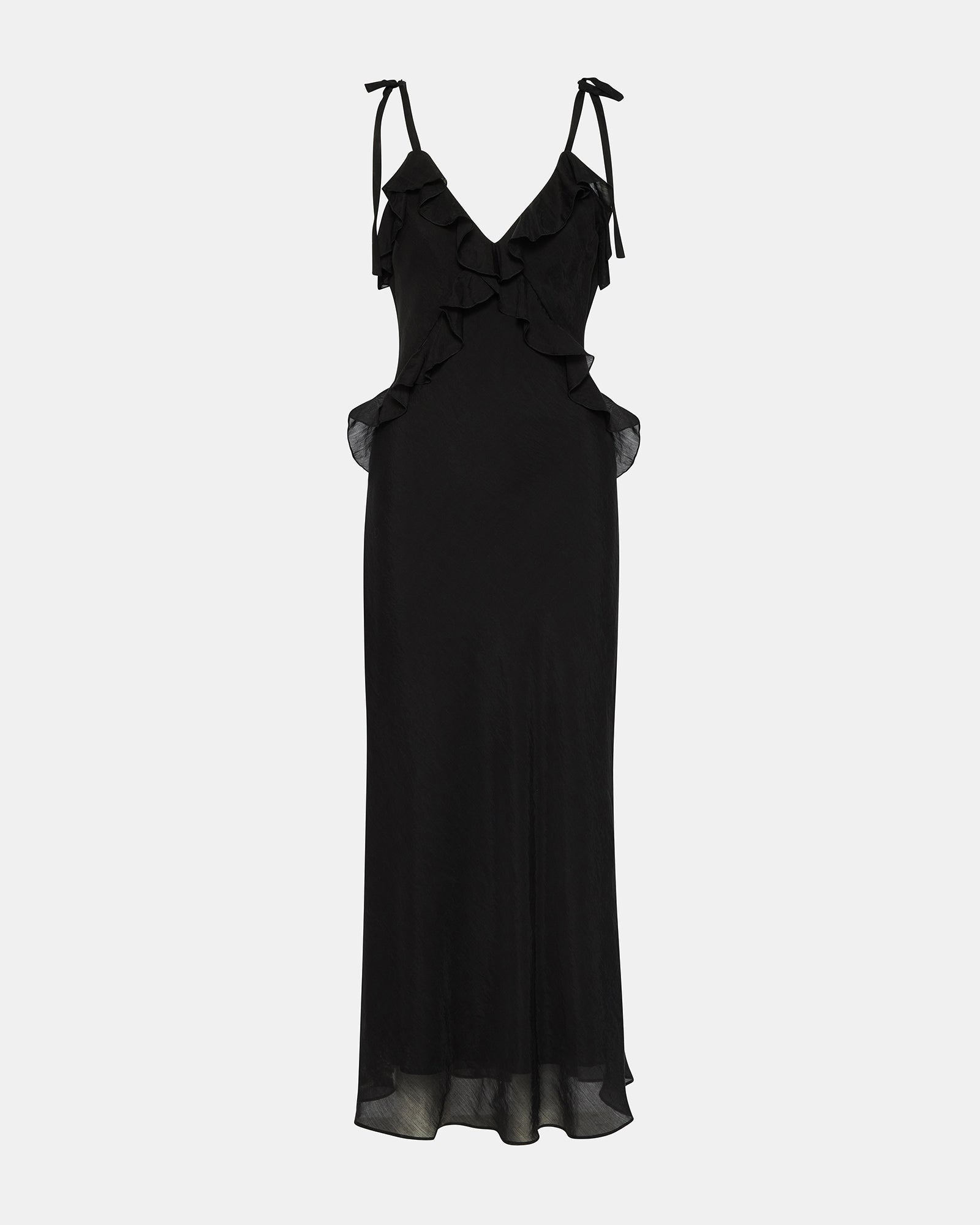 ADALINA DRESS BLACK - Elegant Women's Party Dress for Evening Events, Weddings & Special Occasions