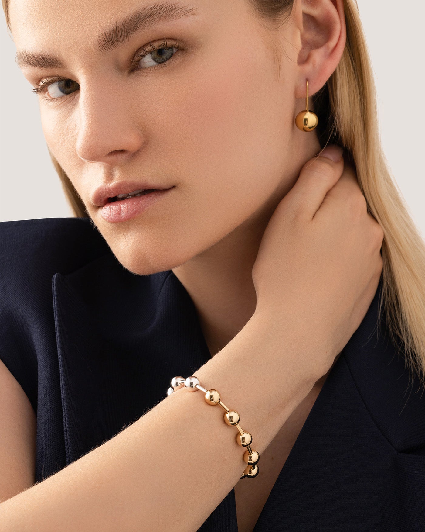 Celeste Bracelet for Women - Elegant Silver & Gold Plated Jewelry Gift for Her - Perfect for Weddings, Parties & Everyday Wear
