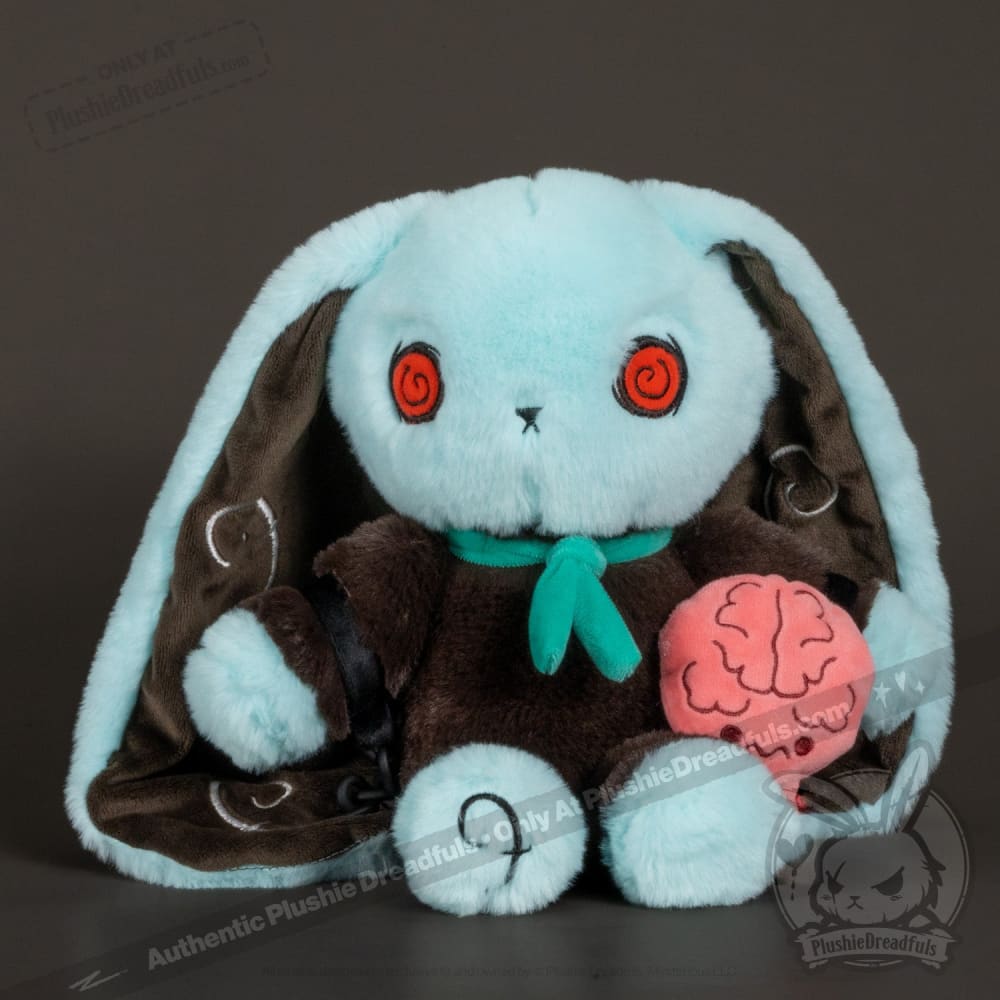 Plushie Dreadfuls OCD v2 Rabbit Stuffed Animal - Soft Anxiety Relief Plush Toy for Mental Health Support & Comfort