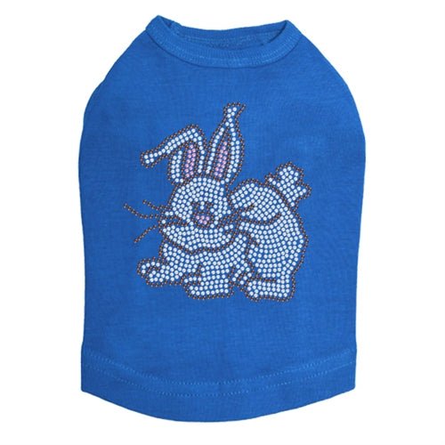 Easter Bunny Rhinestone Dog Tank Top - Sparkling Pet Apparel for Small & Medium Dogs - Perfect for Easter Parties, Pet Photos & Holiday Celebrations