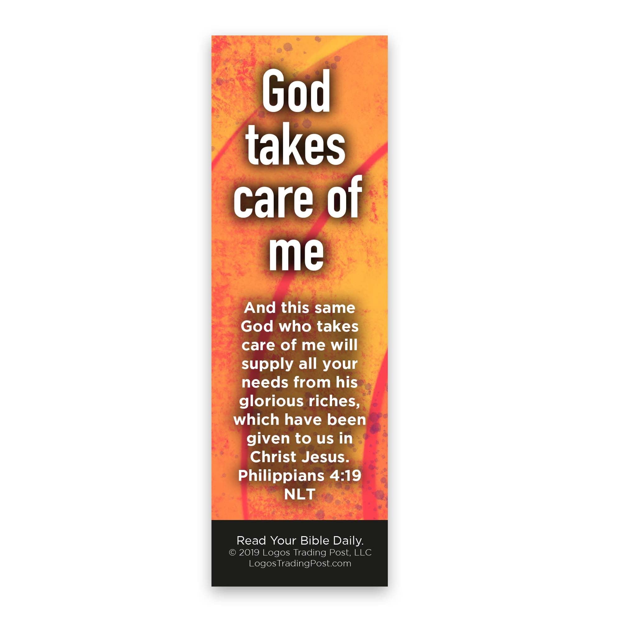 Bulk Pack of 25 Christian Bookmarks for Kids - Philippians 4:19 Bible Verse Book Markers, Sunday School Prizes & Scripture Gifts for Children & Youth - Perfect for Bible Study, Church Events & Religious Education