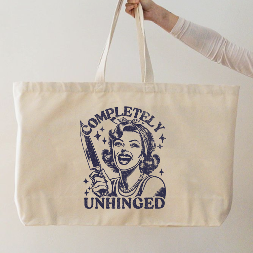 Distressed Oversized Tote Bag - Vintage Style Large Canvas Shopper for Women - Perfect for Beach, Shopping & Everyday Use