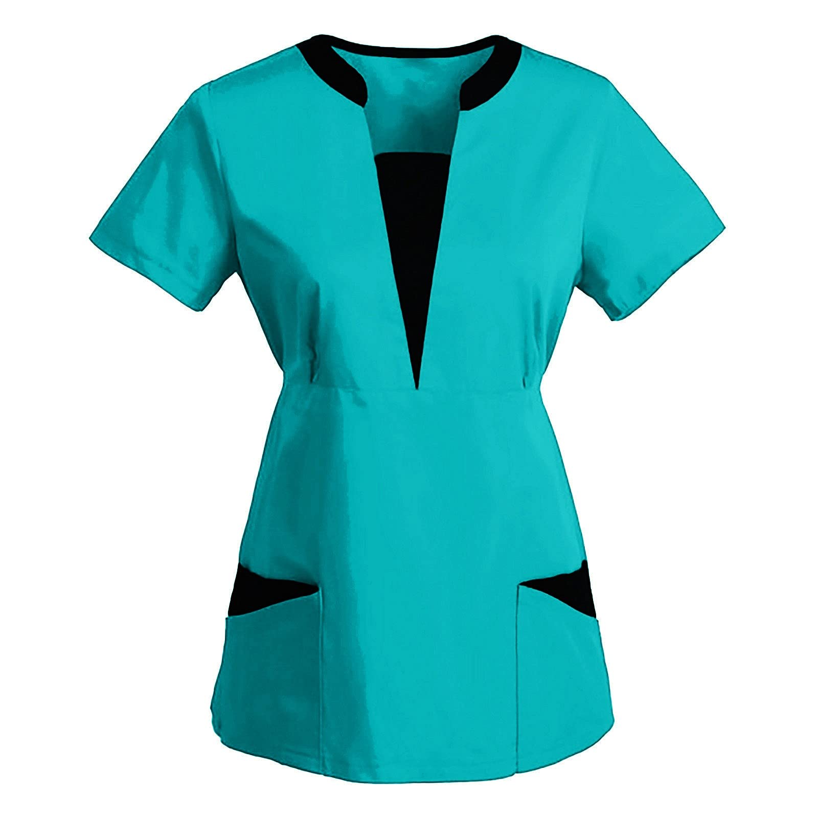Women's Ribbed Low Cut Button Down Slim Fitted Tee - Casual Basic T-Shirt for Women | Perfect for Layering, Office Wear & Everyday Outfits