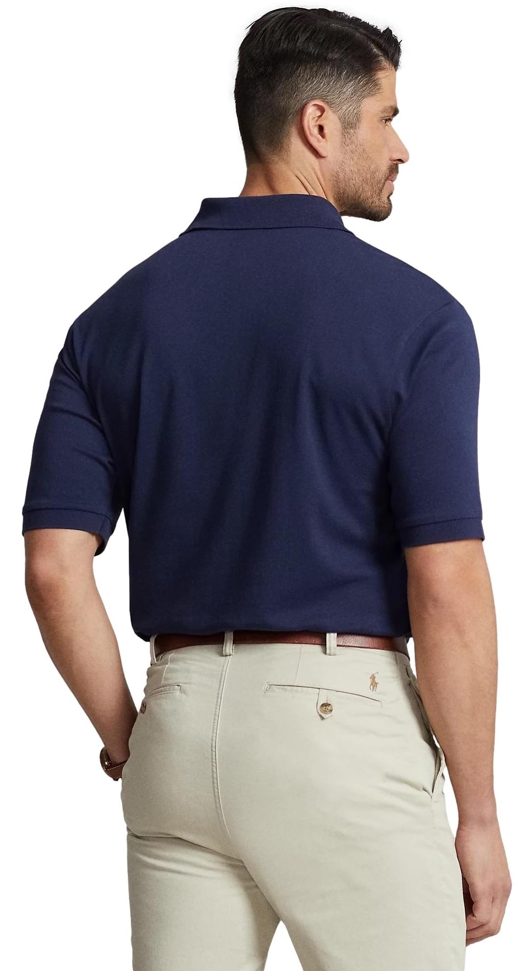 POLO RALPH LAUREN Men's Big & Tall Signature Waffle Knit Sweater - Comfortable Oversized Pullover for Casual Wear & Office Outfits